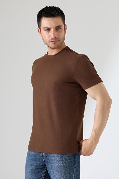 ribana Ανδρικό μπλουζάκι με μονόχρωμομονόχ