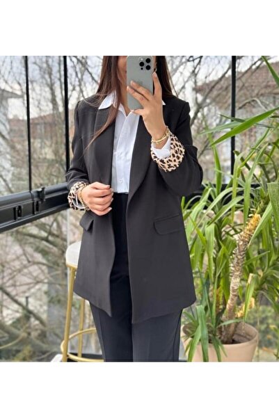 Lavanta Tekstil Шалевий комір з підкладкою Детальний піджак Блейзер