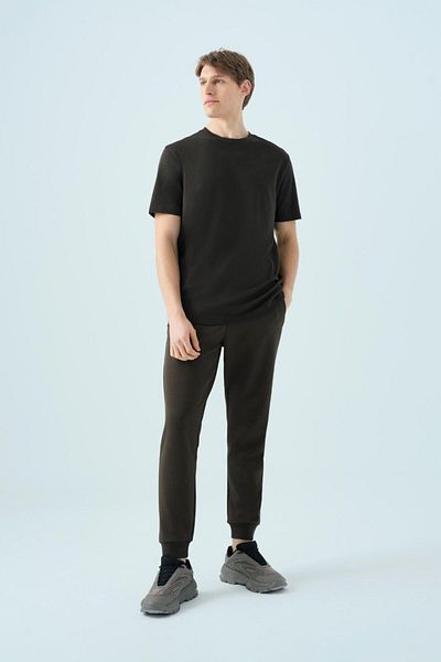Loft Ανδρικό T-shirt Regular Fit Khaki Lf 2039562