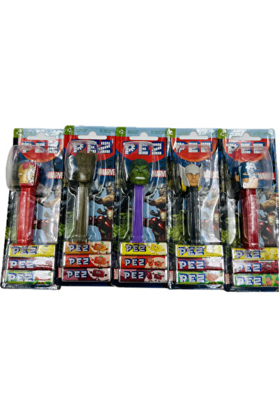 Pez Marvel Pez Lisanslı Dispenser Oyuncaklı Şekerleme İthal oyuncak şeker Paket