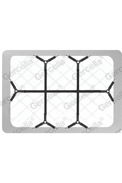 GERCELLA Elastic Triangle Sheet and Case Tightener Long Type Black