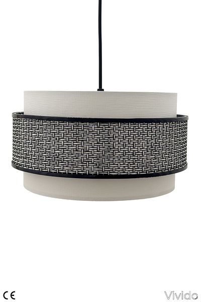 Vivido Abajur Black Wicker Dopia Chandelier