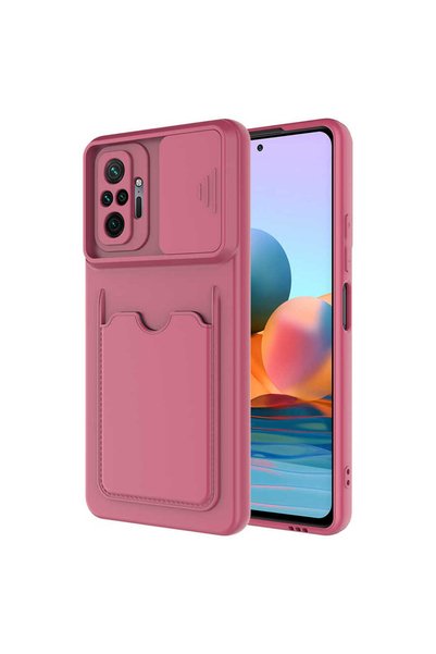 halkhouse Xiaomi Redmi Note 10 Pro Kılıf Renkli Kartlıklı Esnek Kırılmaz Sert...