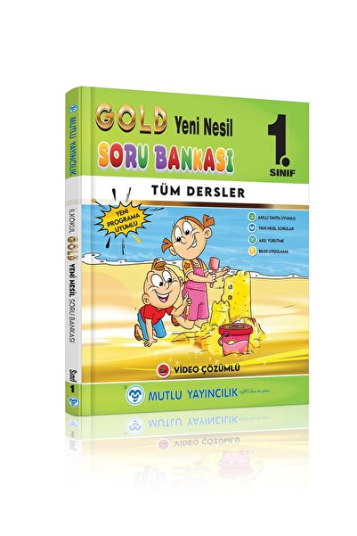 Mutlu Yayıncılık Mutlu Gold Yeni Nesil Soru Bankası 1.Sınıf Yeni Ürün