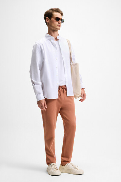 GRIMELANGE Olsen Men's Shoes - Beli Elastic Cordon Sides Pockets Arkada Stylo Relaxed Fit Sweatpants