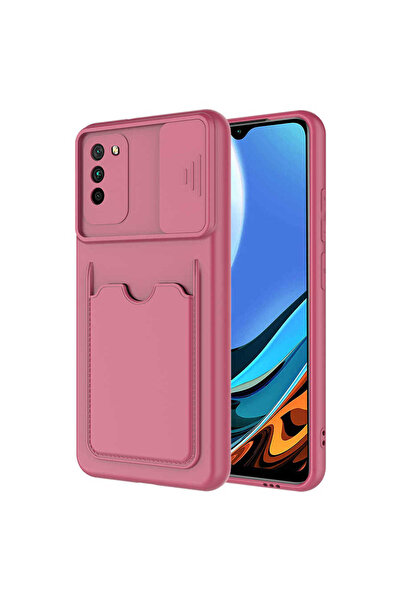 halkhouse Xiaomi Poco M3 Kılıf Renkli Kartlıklı Esnek Kırılmaz Sert Silikon K...