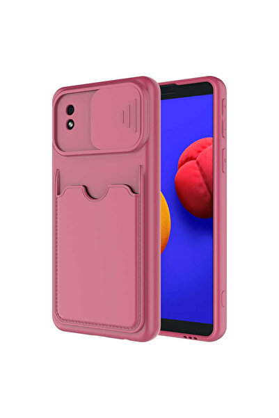 halkhouse Galaxy A01 Core Kılıf Renkli Kartlıklı Esnek Kırılmaz Sert Silikon ...