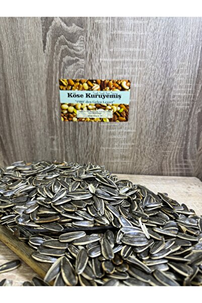 KÖSE KURUYEMİŞ YERLİ Jumbo Çiğ Siyah Ay Çekirdeği Tuzsuz 500gr