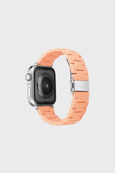 Generic Resin Bracelet Compatible With Apple Watch Straps 42/44/45/49 Mm, Mens And Women's Strap Band