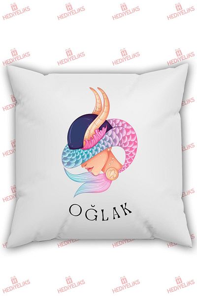 HEDİYELİKS Zodiac Themed Capricorn Gift Pillow