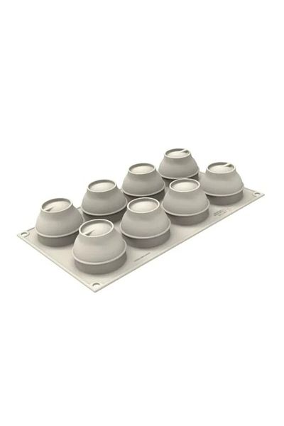 silikomart Formă de silicon pentru prăjituri monoporționale, Meduse, 8 cavități, ø58x56h mm