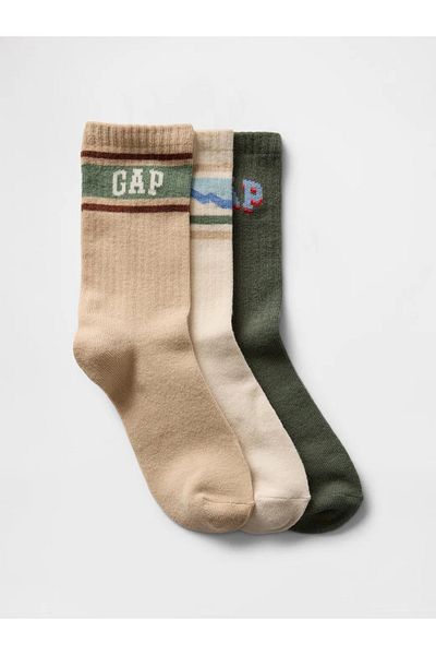 GAP Σετ κάλτσες με λογότυπο Boy Gap