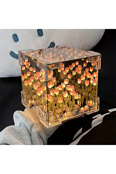 Store El Yapımı Sonsuz Lale Gece Lambası Demonte