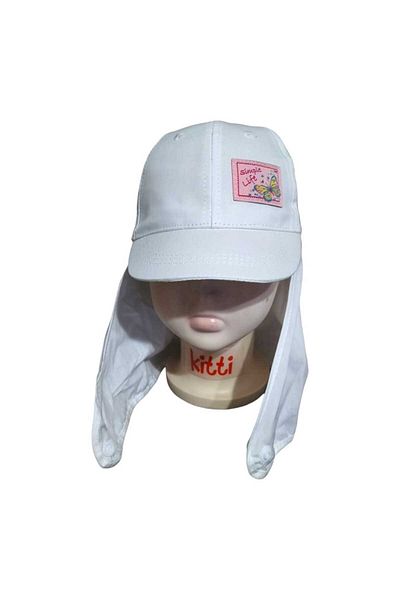 Aware Time 1-3 Years Old Girl's Legionary Summer Hat with Neck Protection