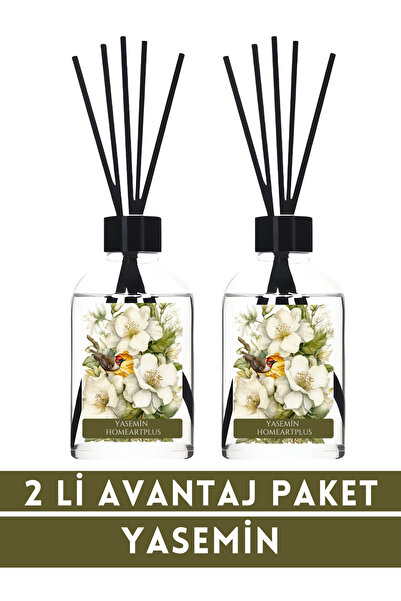 homeartplus 2li avantaj paket yasemin oda kokusu bambu esansiyel uçucu yağ 50 ml
