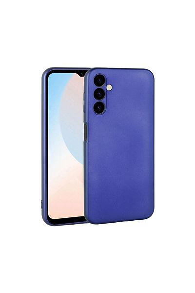 HTstore حافظة Zore Premier من السيليكون المتوافقة مع Galaxy A16 - أزرق ساكس