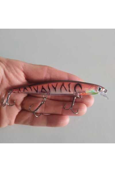 Bozok balıkçılık bilyalı maket balık batan (sinking) , rapala . ( 11cm 13,2 gr.)