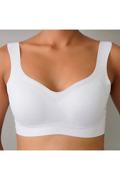 F.K Laser Cut White Bra Model Code: 301