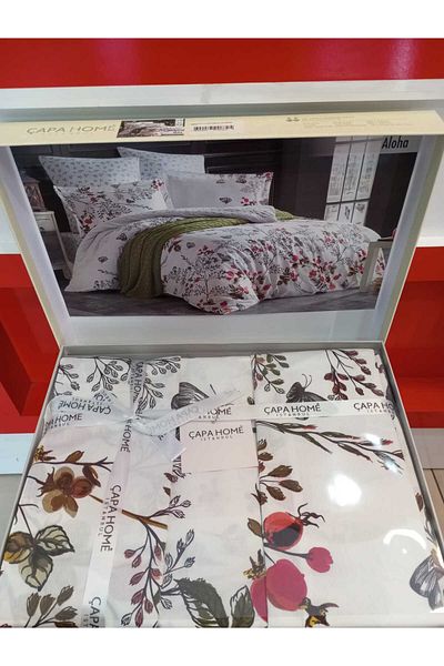 Çapa Home 100% Cotton Double Person Premium Quality Bedding Set