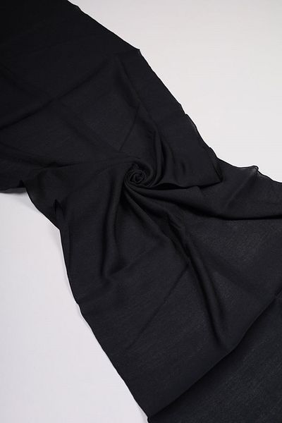 Levidor Solid Color Basement Shawl - Pattern-03 - Black