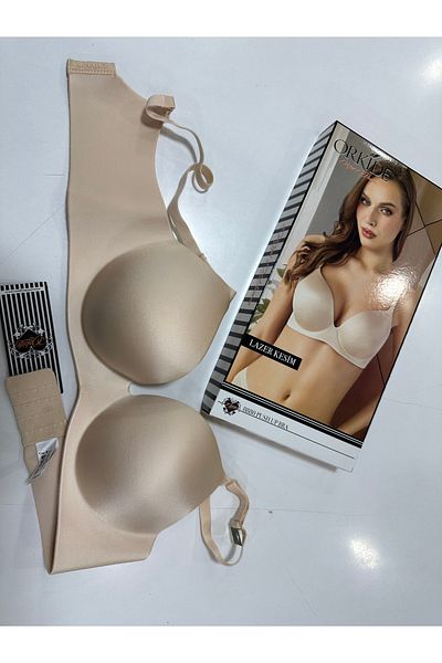 Orkide 8880 Laser Cut Hidden Underwire Seamless Half Support Single Bra