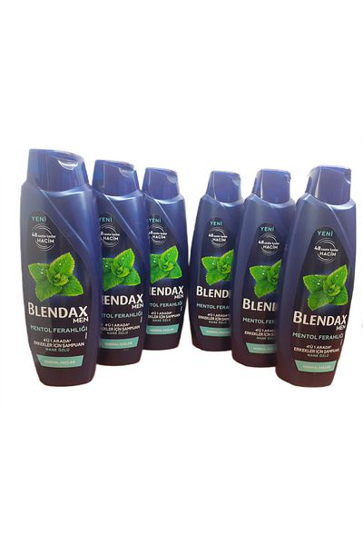 Blendax Menthol Freshness 4 in 1 - 470 ML Shampoo X 6 Pieces