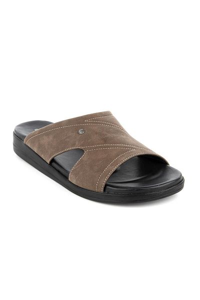 WALKONT 31422-695 Ανδρικές παντόφλες MINK Ανατομική Σόλα Four Seasons