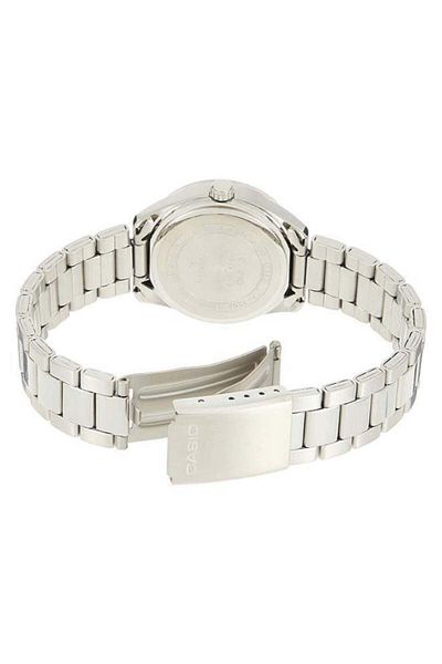 Casio 44mm Stainless Steel Analog Couple Watch Set - Silver