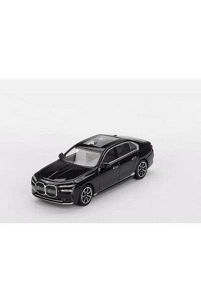 mini gt 802 Bmw I7 Xdrive60 Black Sapphire Lhd Model Car