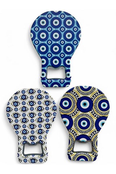 GALATA GIFT 3 Pieces Magnet Bead Bottle Opener Refrigerator and Water Bottle Opener