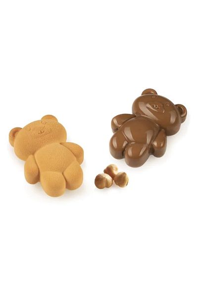silikomart Silicone mold teddy bears, Teddy Bear 68, 8 cavities, 79x56x27h mm