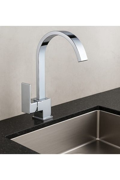 Sardıcı Sardıcı Phantom Series Chrome Kitchen Faucet with 5 Year Warranty