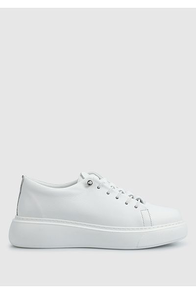 Provoq Tenis de damă din piele albă