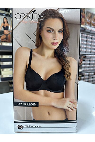 Orkide 8905 Lazer Kesim Gizli Balenli Dikişsiz Boş Cup Nefes Alan Kırılmaz Cup Tek Sütyen