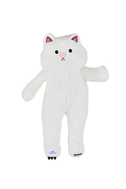 hediyecik Peluş Sevimli Kedi Yumuşak Sarılabilir Uyku Arkadaşı,Dekoratif Yast...