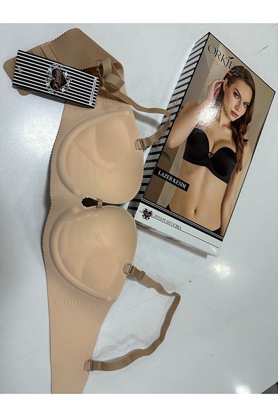 Orkide 8910 Laser Cut Hidden Underwire Seamless Double Push up Single Bra