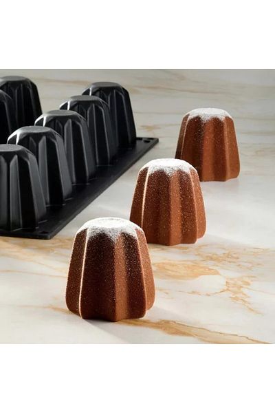 La Pavoni Formă de silicon pentru sărbători, Mini Pandoro, Pavoflex, 15 cavități, 65×65h mm