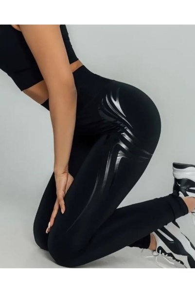 PİNK CODE Pink Code Luxe Tayt - Yüksek Bel - Kalça Kaldırma - Yoga Tayt - Spor Tayt - Nefes Alan Şık Tayt