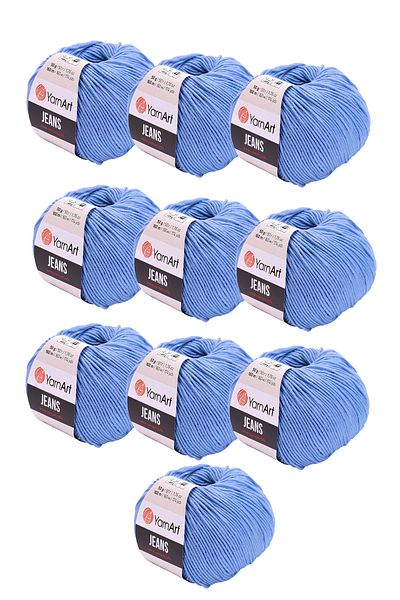 Yarnart 10 X Jeans 15 10'lu Paket Amigurimi Bebek İpi Jeans 10 Adet