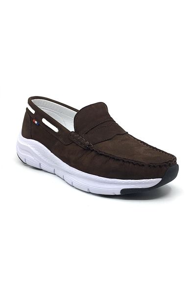 Luis Figo Leather Nubuck Men's Summer Shoes Large Size 45-48