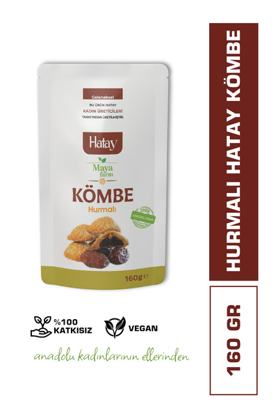 Mayafarm Hurmalı Hatay Kömbe Doğal, Katkısız Ve Ev Yapımı Yöresel Kurabiye | 160 gram