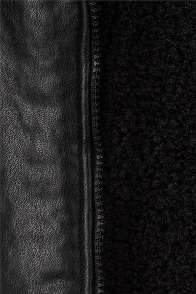 Motebarn Wear Кожено яке Egal от черно за момиче