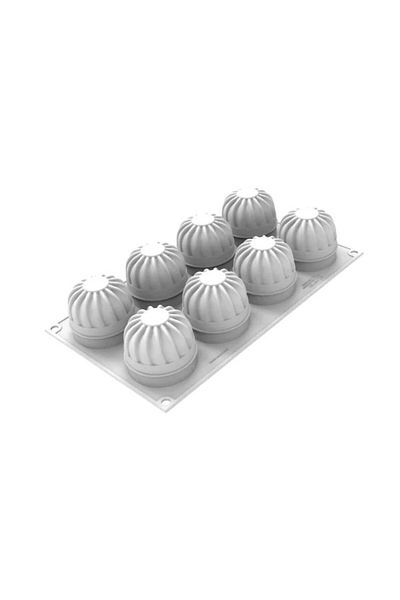 silikomart Harmony silicone mold, 8 cavities, 60x67h mm