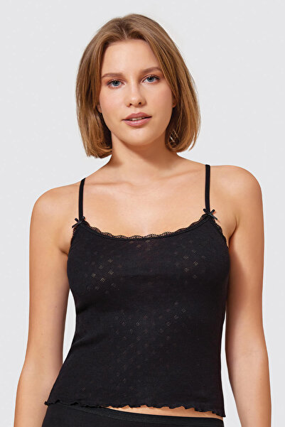 Berrak kadın desenli ince askılı atlet 2'Lİ