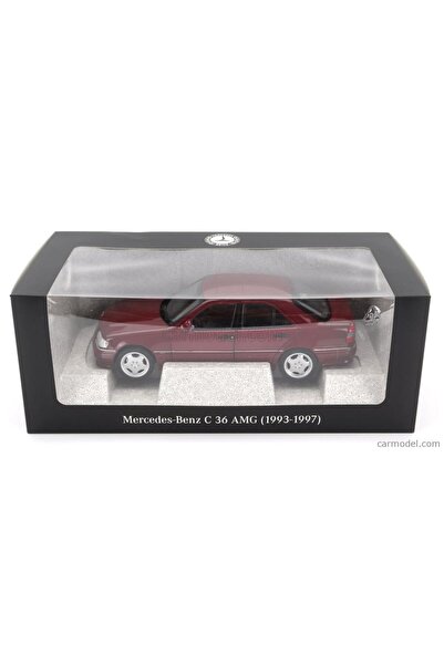 Norev 1993 - 1997 1:18 Mercedes - Benz C 36 AMG Kırmızı Model Araba