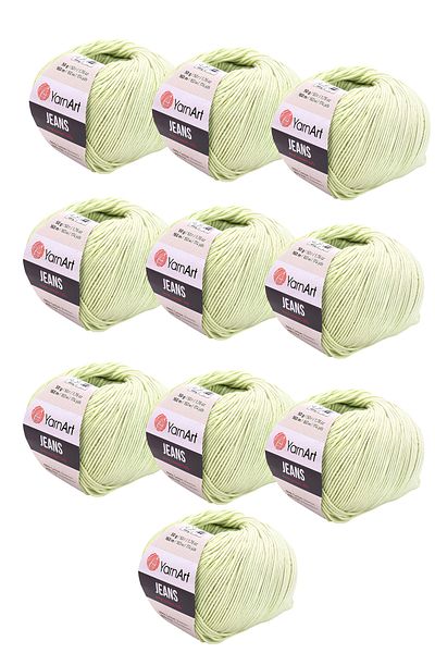 Yarnart 10 X Jeans 11 10 Pack Amigurimi Baby Floss Jeans 10 Τεμάχια
