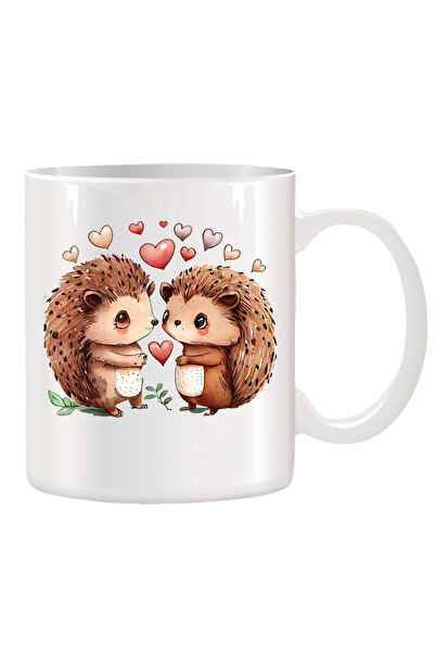 OEM Εξατομικευμένη λευκή κούπα για ερωτευμένους, INOVATIX. 330ml