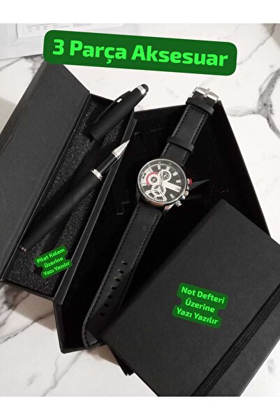 Brality Öğretmen Avukat Doktorlara Hediyelik ÖZEL Kutusunda Kombin Erkek Saat...