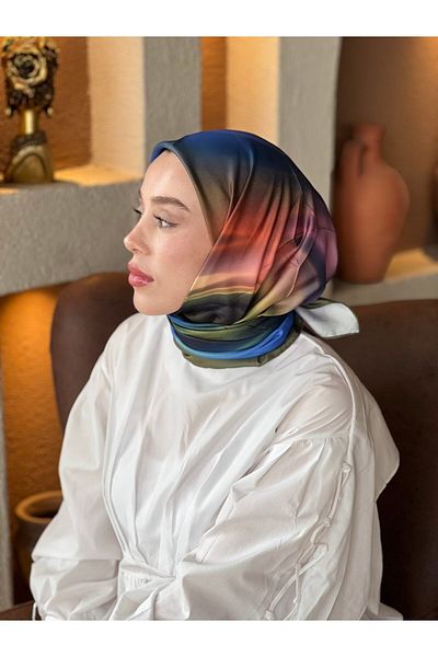 Modakaşmir Degrade Pattern Tanca Silky Scarf
