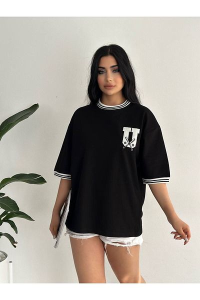 İLKCET MODA Μπλουζάκι USA Oversize Unisex
